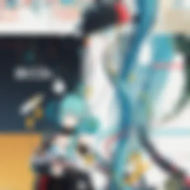 Artistic styles represented in Vocaloid poster art