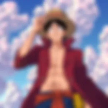 Diverse Streaming Services for One Piece A vibrant illustration of streaming service logos