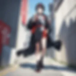 A digital illustration showcasing multiple streaming platforms for anime.