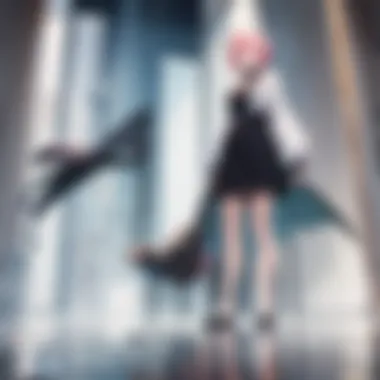 An artistic representation of various anime character traits