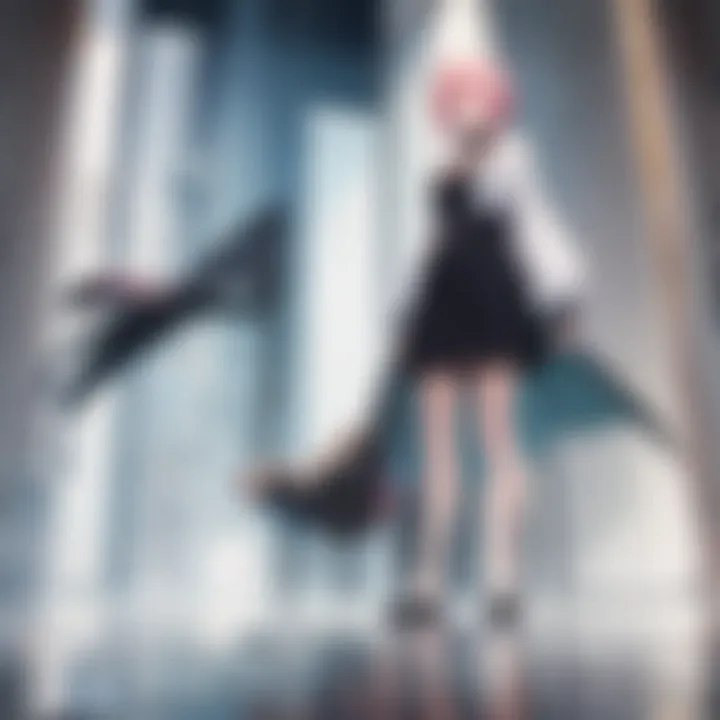 An artistic representation of various anime character traits