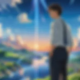 Stunning visual of iconic scenes from Your Name