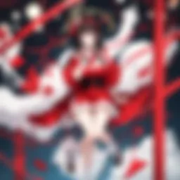 Yumeko cosplay character in traditional attire