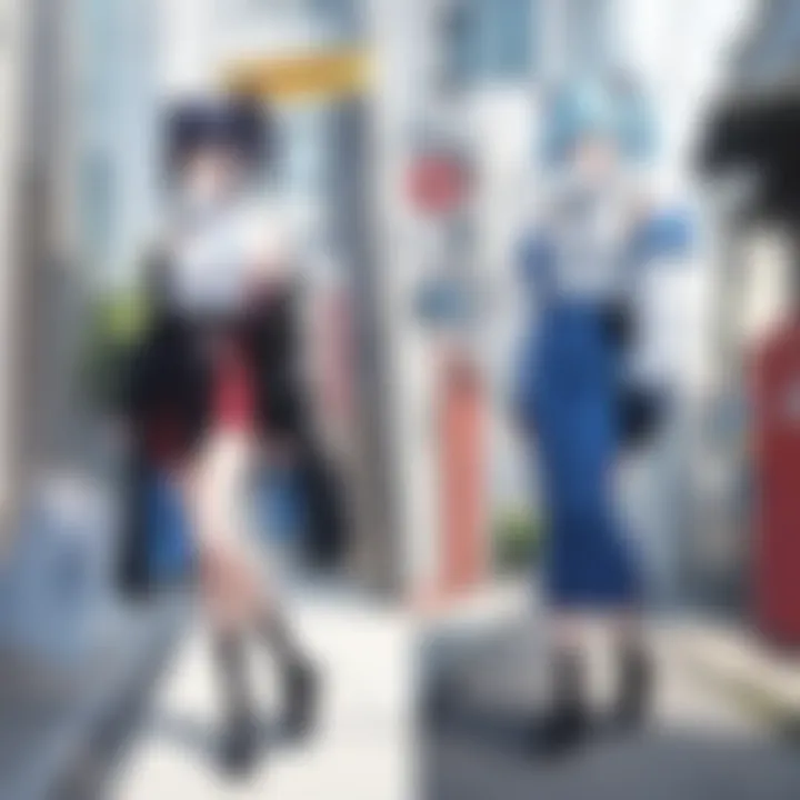 A detailed illustration showcasing zenny themes in popular anime series.