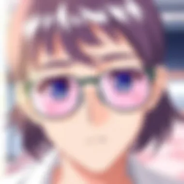 A close-up of glasses reflecting a dramatic scene.