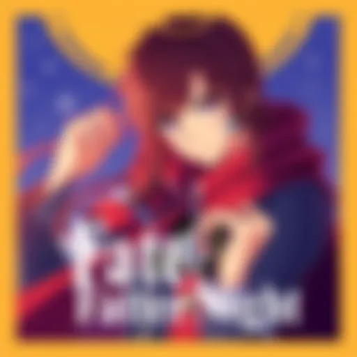 Fate/Stay Night Blu-ray cover art showcasing key characters