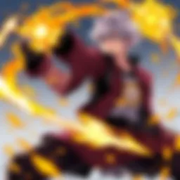 Explosive action sequence from Fireforce Season Two