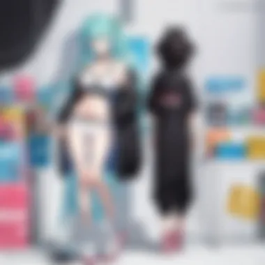 A collage illustrating the impact of digital media on anime and manga culture