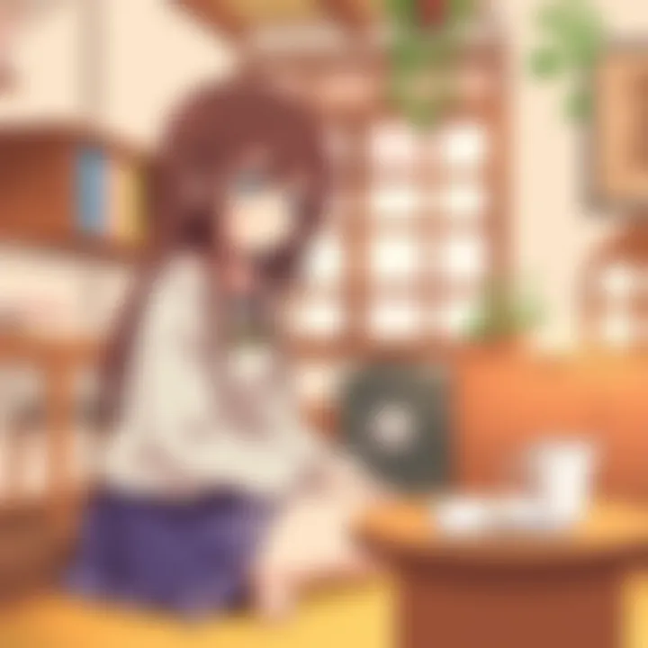 The setting of the main character's living situation