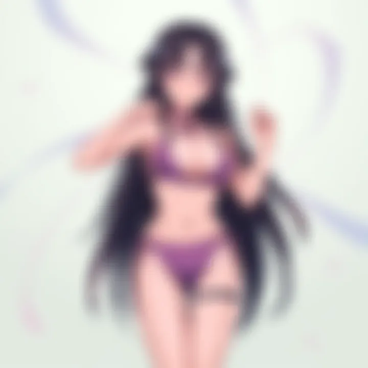 A visual representation showcasing a pivotal moment in an anime series that involves nudity