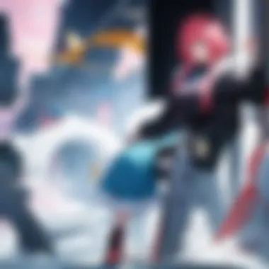 Future Trends in Anime Streaming A futuristic visualization representing the evolution of streaming trends in the anime industry