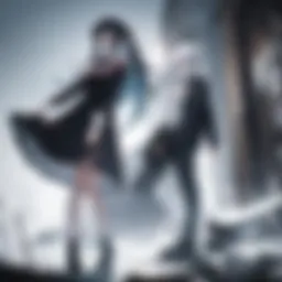 A gathering of diverse characters investigating a haunted location