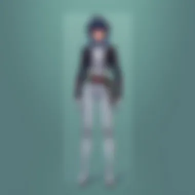 An intricate scene depicting character interactions and philosophical themes