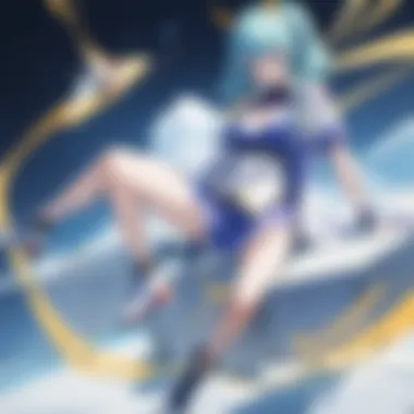 Epic Combat in Gundam Build Fighters A dynamic battle scene showcasing Gundam models in action.