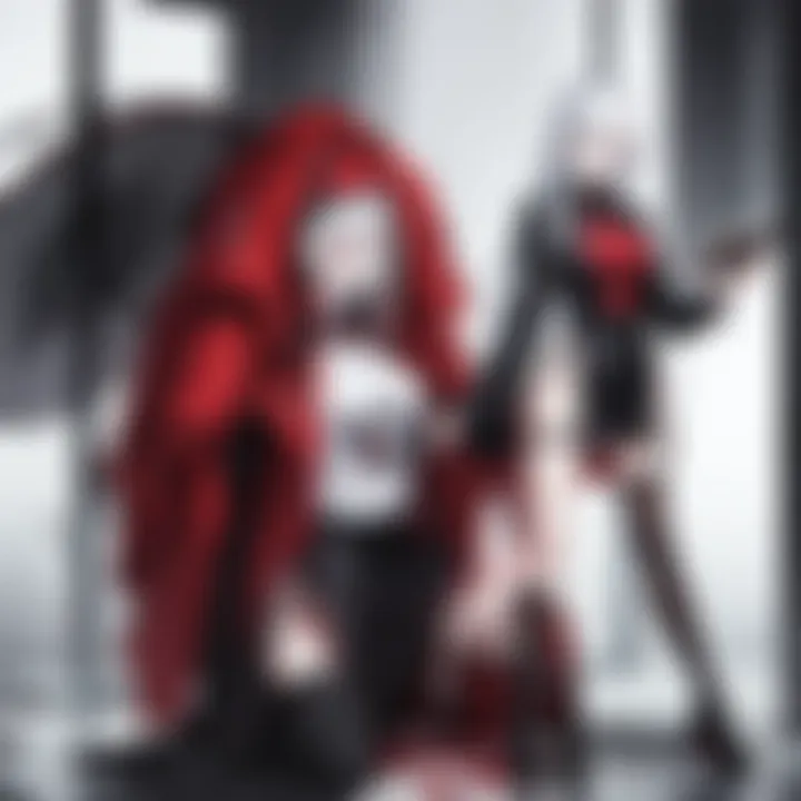 Close-up of Hellsing merchandise showcasing quality fabric