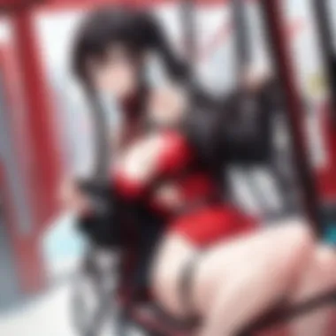 Main Characters of High School DxD Artwork depicting the main characters of High School DxD