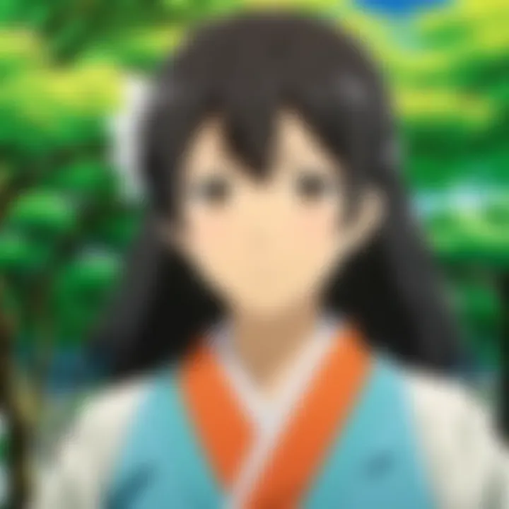 An engaging visual representing the cultural themes explored in Hitori no Shita.