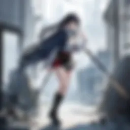 A pivotal moment showcasing the protagonist's determination