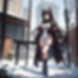A captivating scene from the anime showcasing the main character's transformation.