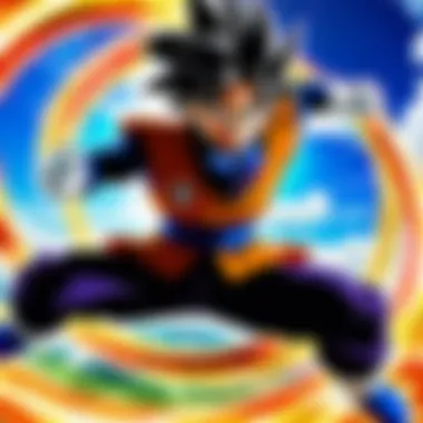 Exciting Battle Scene in Super Dragon Ball Heroes Screenshot of an exciting battle scene from the series.