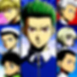 A collage of different Hunter x Hunter dubbed versions