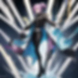 Key characters from Hunter x Hunter in a dynamic pose