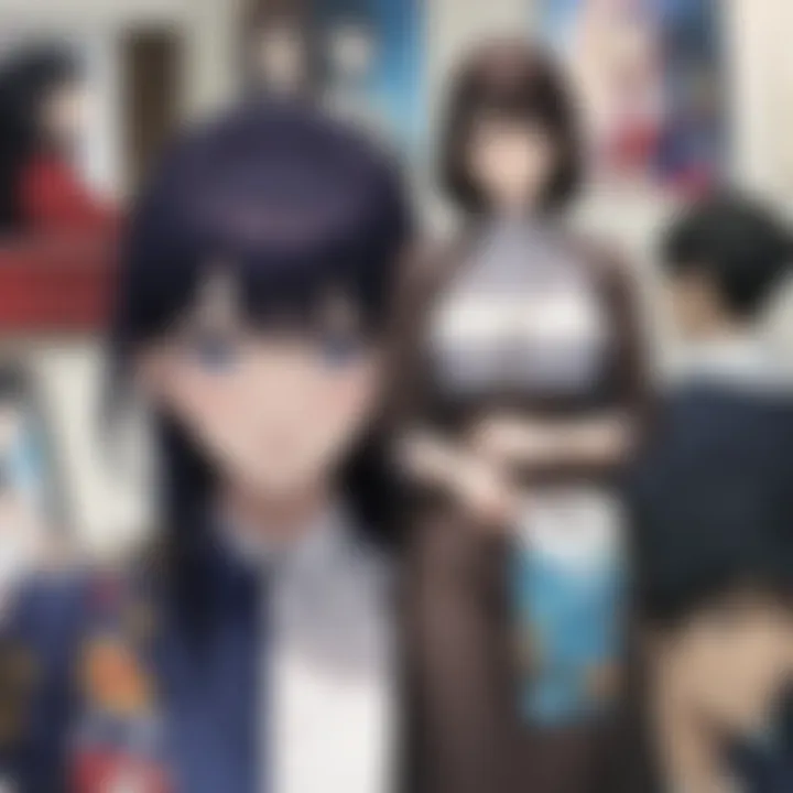 A collage of classic anime and manga influenced by Patricia Thompson's critiques