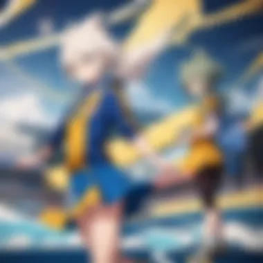 Critical Moment in Inazuma Eleven Football Dynamic scene showcasing a critical moment in a football match
