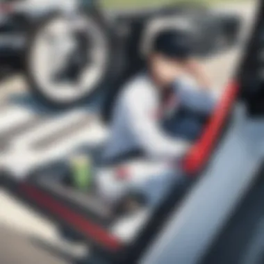 Dramatic scene from Initial D showcasing racing technique