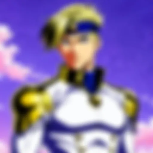 The main characters of Vento Aureo standing together