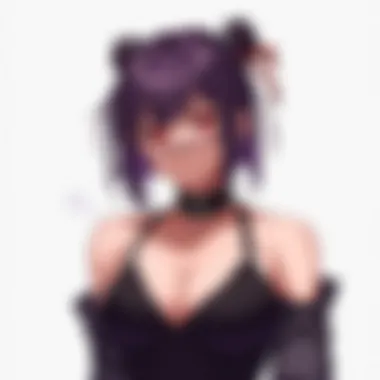 Depiction of Kasumi's pivotal relationships in manga