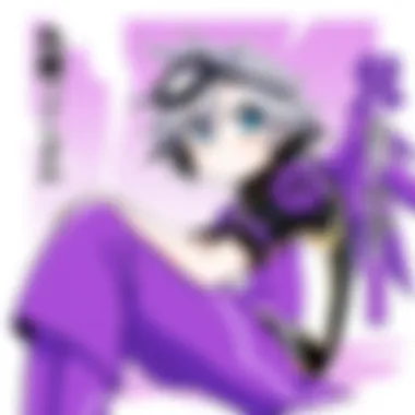 An insightful diagram connecting manga elements to the original game series.