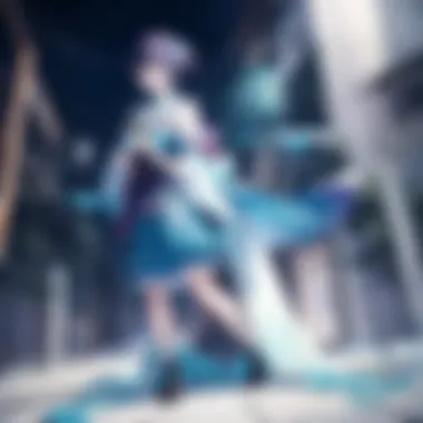 A visual depiction of the key themes in Kyoukai no Kanata, highlighting the balance between fantasy and reality.