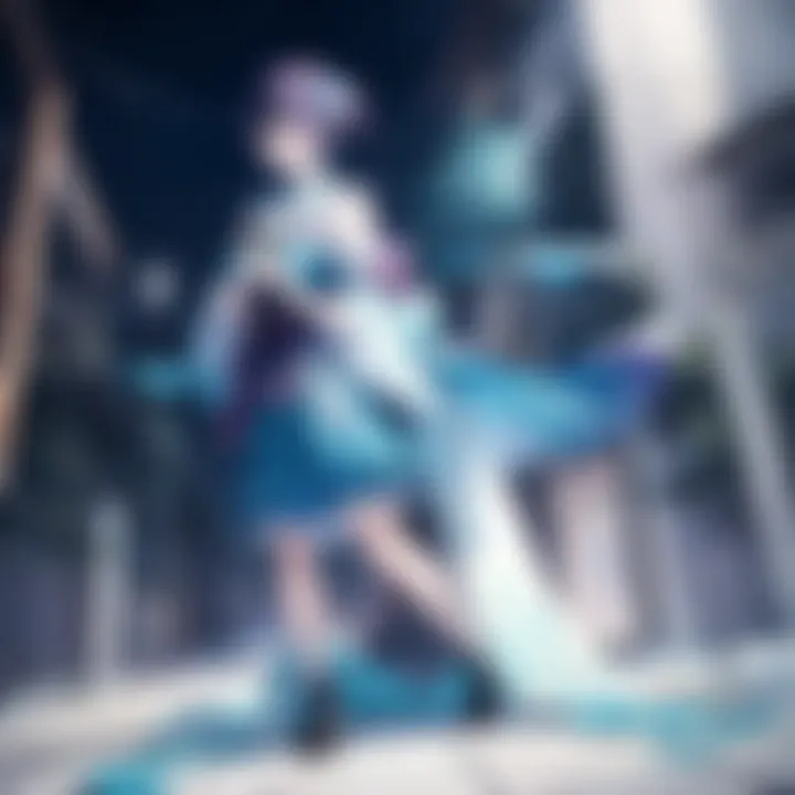 A visual depiction of the key themes in Kyoukai no Kanata, highlighting the balance between fantasy and reality.