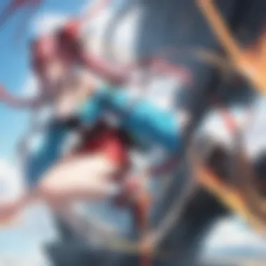 Vibrant Characters in Dubbed Anime A scene from a popular completed dubbed anime showcasing vibrant characters.
