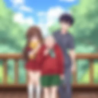 An illustration highlighting the intricate dynamics of parental roles in the series.