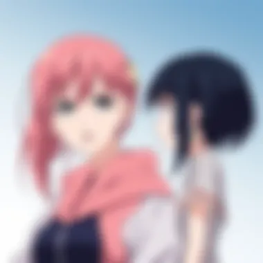 Key character dynamics illustrated through dramatic expressions