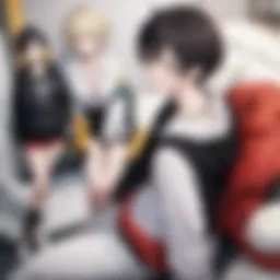 A vibrant illustration of Haikyuu characters showcasing their unique traits