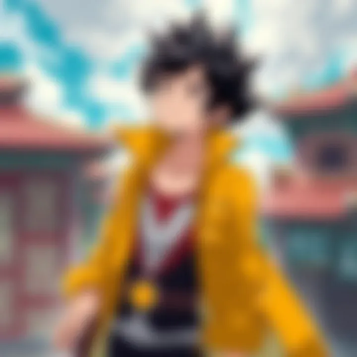 An artistic representation of the film's cultural significance within the anime genre.