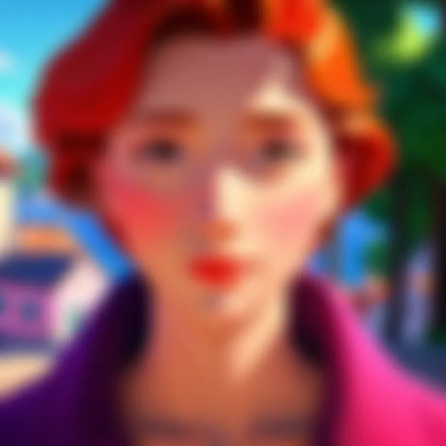 A captivating scene from My Love Story showcasing its vibrant animation style.