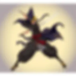 A dynamic action scene from Nabari no Ou showcasing ninja techniques