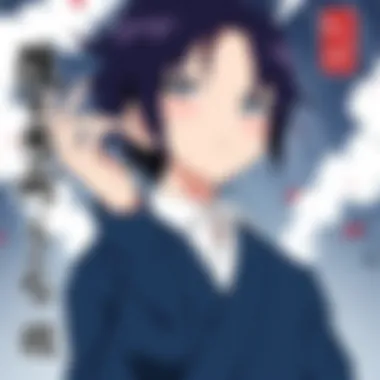 Visual style analysis featuring the distinct art elements of Nabari no Ou