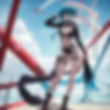 Colorful depiction of the Nanbaka characters showcasing their unique personalities.
