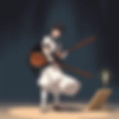 A landscape filled with elements that reflect the cultural motifs presented in hunter stories.