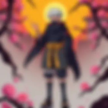 Intricate character designs that highlight the uniqueness of each ninja in the series.