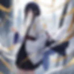 The protagonist of Noragami, Yato, in a dynamic pose showcasing his character design and abilities.