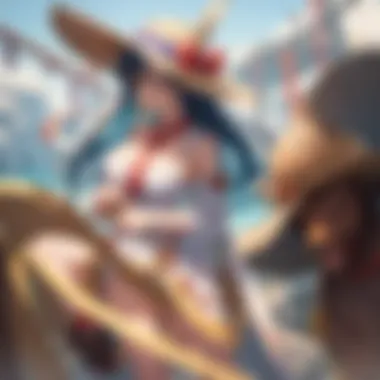 Unity in Diversity: The Straw Hat Crew An illustration capturing the diverse crew members of the Straw Hat Pirates.