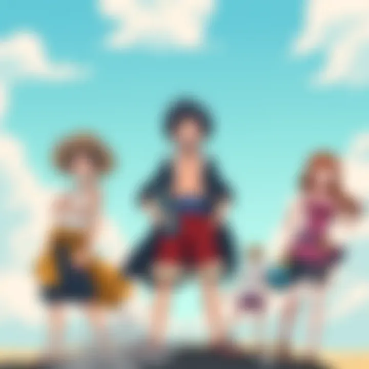 The Evolution of One Piece Through Time A visual timeline displaying the evolution of One Piece over the years.