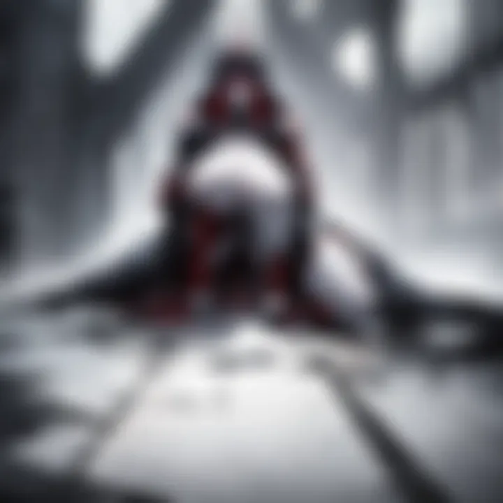 An artistic depiction illustrating the thematic elements present in Overlord, including power, loyalty, and morality.