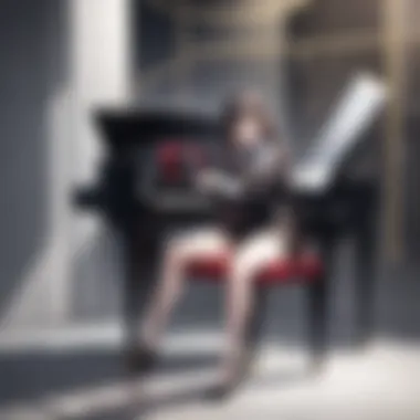 Hybrid Piano Design Hybrid piano blending traditional and contemporary design